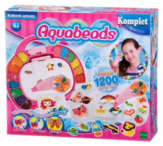 Aquabeads. Vodné korálky. Kuferek umelec 31628
