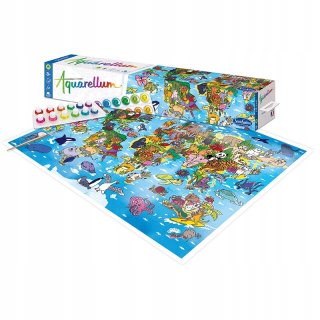 AQUARELLUM GIANT - WORLD MAP