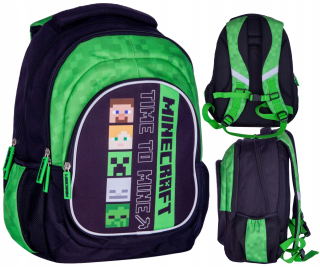 Školský batoh - Astra School Backpack Minecraft Original