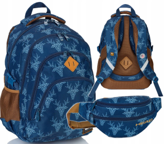 Školská taška, batoh - Astra School Batchpack Head HD-74