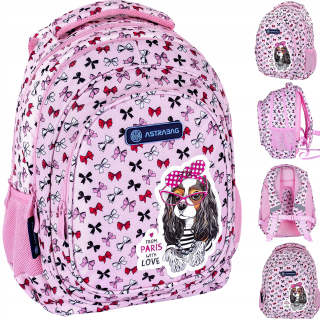 Školský batoh - Astrabag Backpack School School Bag so psom