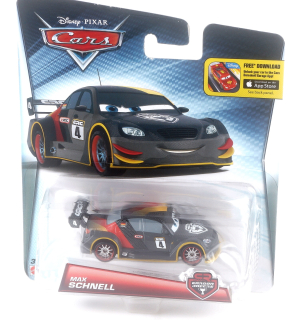 CARS AUTA -  Autá 2 max Schnell Carbon 1:55 Mattel