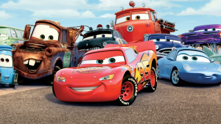Samolepky do detskej izby - Autá Plagát nálepky McQueen 50 cm k1