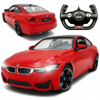 Autíčko BMW M4 diaľkový ovládač vo vzdialenom červenými LED diódami