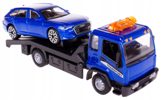 AUTO LAWETA TOW TRUCK + AUDI A6 Bburago 1:43 Heaven
