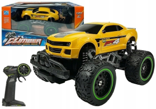 AUTO monster truck na diaľkové ovládanie ŽLTÉ 4X4