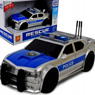 Auto policajné policajné auto svetlo zvuk