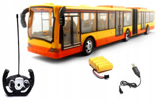 Kĺbový mestský autobus diaľkové ovládanie RC