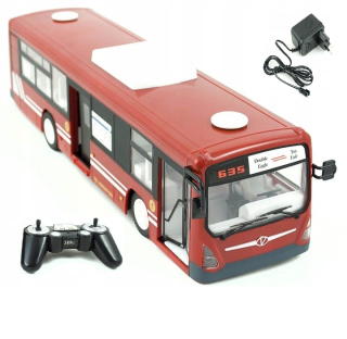 RC AUTOBUS S ČERVENÝMI DVERami