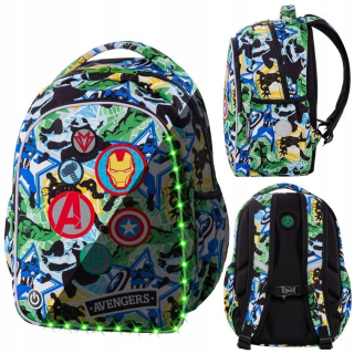 Školský batoh - Avengers Detský batoh Super Hero žiaria