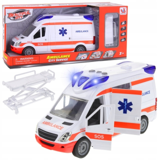 Ambulancia Ambulancia Ambulancia nosidlá Van Auto Zvukové efekty