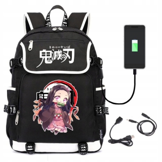 Anime Demon Slayer School School Backpack School Bag