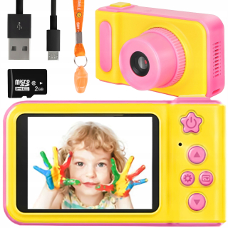 Fotoaparát Digitálny fotoaparát pre deti FullHD 1080p hry