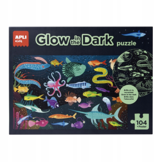 APLI Kids: Žiariace puzzle v tme Ocean 18455
