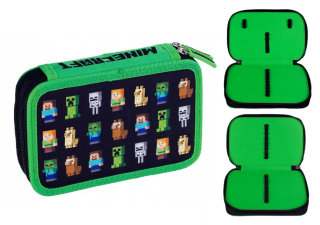 Minecraft - Astra Double Pencil Case Minecraft pre chlapcov