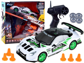 Auto DRIFT na diaľkové ovládanie s kužeľmi RC0506