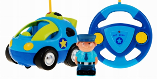 Auto pre najmenších diaľkovo ovládanú polície