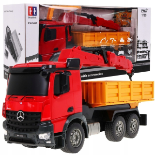 Hračka riadený žeriav HDS 1:20 R / C Mercedes