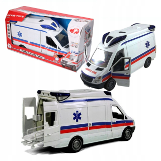 Auto ambulancie ambulancie svetlo zvuk ambulancie
