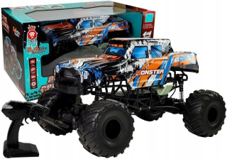 Diaľkovo ovládané terénne auto 2.4G 4x4 oranžové