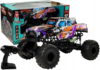 Diaľkovo ovládané terénne vozidlo 2.4G 4x4 fialové