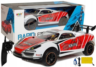 Závodné závodné Diaľkovo ovládané R / C biela