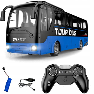 Turistický autobus RC RC diaľkové ovládanie USB batérie