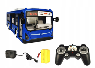 Diaľkovo ovládaný autobus s otváracími dverami