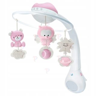 B-Kids Music Carousel Projector Lamp 3v1 Pink