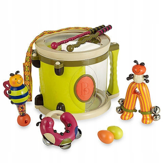 B.Toys Bębenek Tambourin Instruments marakasy párov