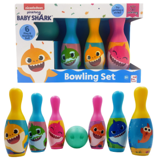 BABY SHARK BOWLING PRE DETI x6 BOWLING SET