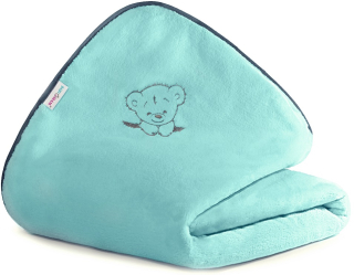 Prikrývka, prehozy na posteľ - Jukki detská prikrývka Minky Premium 75x100 cm