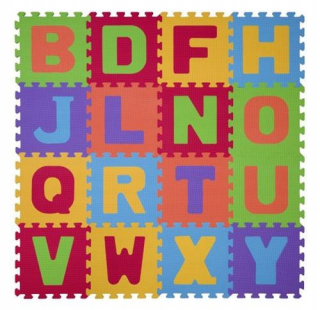 BabyOno - 16pcs puzzle penové listy