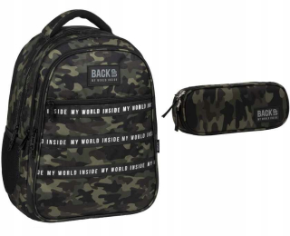 Školská taška, batoh - Zálohovanie Backpack Ceruzka Case Mooria I22