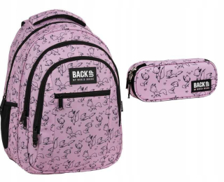Školská taška, batoh - Zálohovanie Backpack Backpack O28 v Puddle Liski