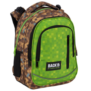 Školský batoh - Záložný batoh školy pre fanúšika chlapca Minecraft