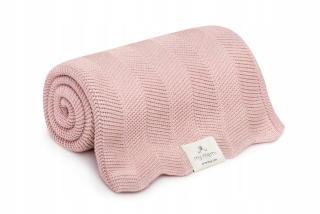 Prikrývka, prehozy na posteľ - Minky/Jersey Waves 75x100 OKA SZ/FOR