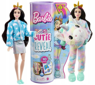 Barbie Cutie odhalí bábiku v maskovaní jednorožca