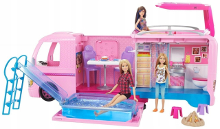 BARBIE FBR34 VEĽKÁ KAMPAŇ NA AUTO SNOV