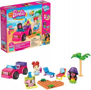 Stavebnica - Barbie vankúšiky obojživelníka Malibu + 10 PRÍSLUŠENSTVO