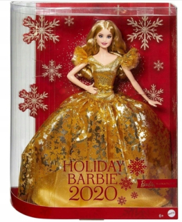 Vianočná bábika BARBIE 2020 zberateľská kolekcia GHT54