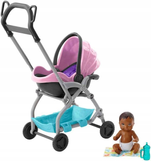 Barbie babysitter Bobas Bobas kočík