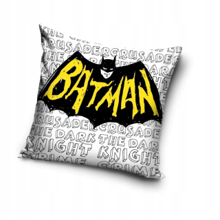 Detský dekoračný vankúš - Batman DC Jasiek 40x40 vankúš + vložka netopiera