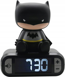 Detské hodiny do izby - BATMAN Clock Budík Nočné svetlo pre deti