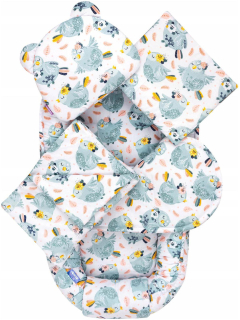 Hniezdo pre bábätko - Detská bavlnená sada baby 5in1 kokie yukki