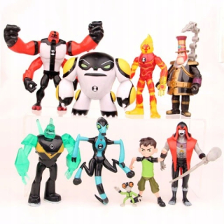 Ben 10 nastaviť 9 kusov postavy