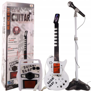 Bezdrôtová gitara so zosilňovačom, mikrofónom 9010