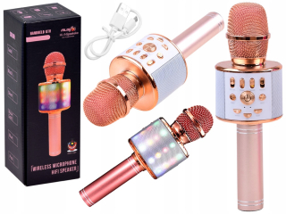 BLUETOOTH bezdrôtový mikrofón KARAOKE REPRODUKTORY