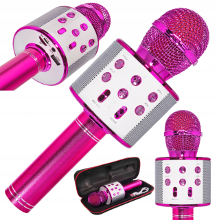 Wireless Bluetooth Karaoke spev mikrofón