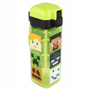 Minecraft - 550ml Bidon Minecraft Steve Alex Creeper BPA Free